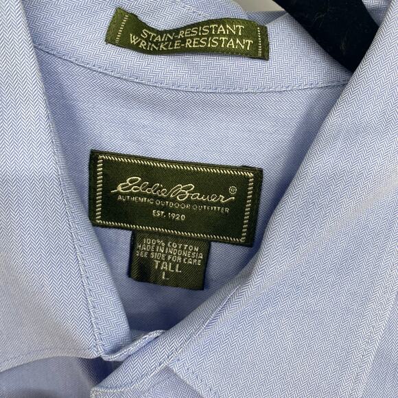 Eddie Bauer Shirts Men’s Tall Large Button Up Bundle Office Career Collegiate - Picture 16 of 16